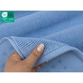 thumbnail image 3 of American Soft Linen, Slip Reducer Bath Rug, 100% Cotton 20x34 inches, Soft Absorbent Bath Mat Rugs, Sky Blue, 3 of 7