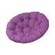 thumbnail image 4 of Cojín de asiento acolchado, cojín para silla en forma de huevo, diámetro 40 cm, tela suave, cómodo cojín para silla colgante para asientos de mecedora Violeta, 4 of 9