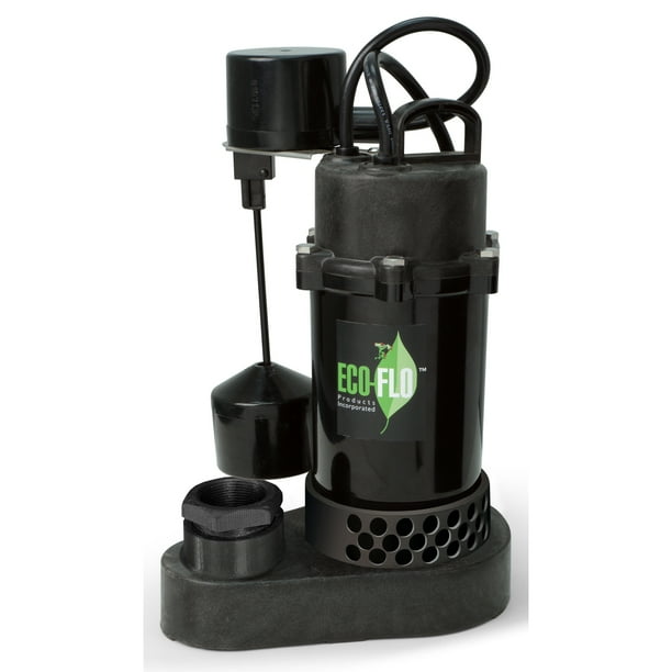 Eco Flo SPP50V 1/2 HP Thermoplastic Submersible Sump Pump