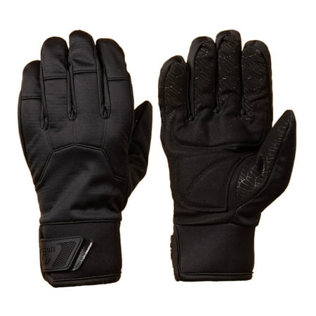 Mossy Oak Men’s Black Windproof Gloves  Adult