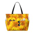 thumbnail image 1 of Disketp 3D Sunflowers Bolsa de Playa de Gran Capacidad, Bolso Impermeable y a Prueba de Arena para Mujer, Ideal para Playa, Piscina y Natación, 1 of 7