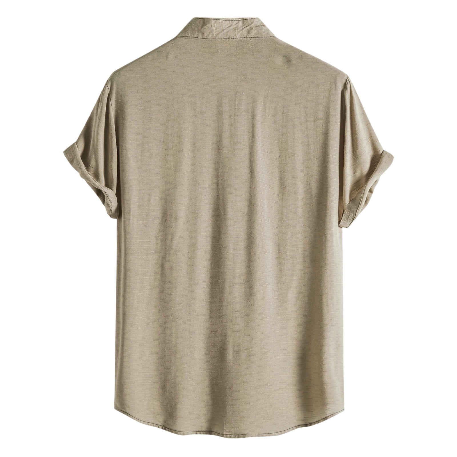 corduroy solid short sleeve basic shirts