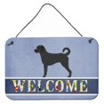 thumbnail image 1 of "Treasures Labradoodle Welcome Metal Print, 8"" x 12""" Caroline's Treasures BB8337DS812, 1 of 1