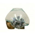 thumbnail image 1 of Small Glass Bowl & Wood Sculpture, 1 of 1