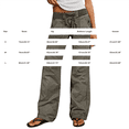 thumbnail image 4 of LEKODE Loose Jeans Long Jeans Palazzo Pants for Women Work Pants Low Rise Jeans Comfy Pants Trendy Pants Denim Jeans for Women Beach Pants Boho Pants Cargo Pants Women Gray L, 4 of 9