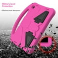 thumbnail image 3 of ELEHOLD Rugged Case for Samsung Galaxy Tab A9 Plus 11 Inch Kids Friendly EVA Full Body Protective with Kickstand Handle Grip Shockproof Anti-Scratch Case for Samsung Tab A9+ 2023,Rose, 3 of 6