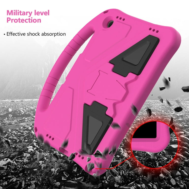 Dteck for Samsung Galaxy Tab A9 Plus Case, Galaxy Tab A9+ 11 Inch Kids  Case, Light Weight Durable EVA Shockproof Handle Stand Kids-Friendly Rugged  Cover for Samsung Galaxy Tab A9+ 2023, Rose 