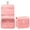 Pink, variant on SINIMOKO Hanging Toiletry Bag - Large Cosmetic Makeup Travel Organizer For Men & Women With Sturdy Hook