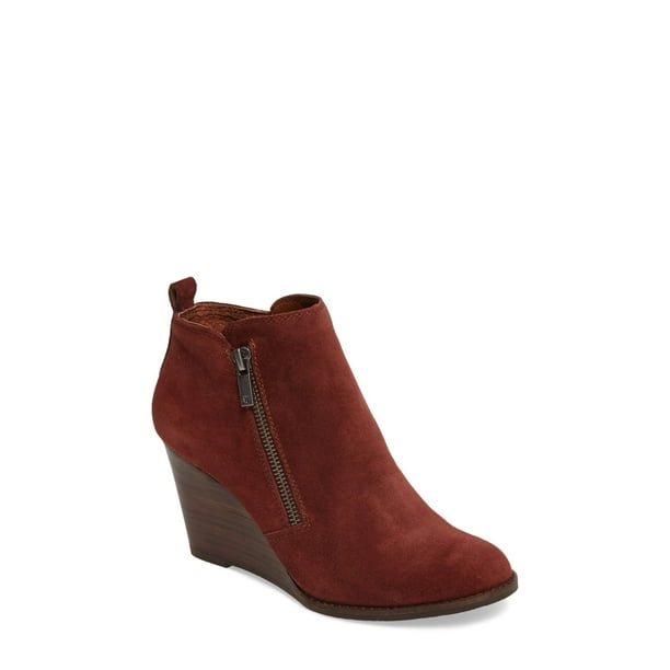 lucky brand yesterr wedge bootie