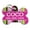 Pink Stripes, variant on Personalized Pet Tag, Stripes Female