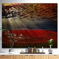 thumbnail image 2 of Design Art - Beaux Champs de Fleurs Entourés, 2 of 5