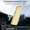 thumbnail image 3 of VENINGO Magnetic for iPhone 13 Case & iPhone 14 Case 6.1" Compatible with Mag-safe,Soft Liquid Silicone Gel Rubber Bumper Shockproof Protective Phone Cover for iPhone 13 & iPhone 14, Yellow, 3 of 9