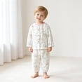 thumbnail image 6 of Boys And Girls Soft Pajamas Cotton Toddler Pjs Long Sleeve Kid Sleepwear Sets,6-12 Months 12-24 Months 2t 3t 4t 5t 6t 7t 8t 9t Children(Pink,3-6 Months), 6 of 6