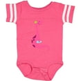 thumbnail image 3 of Inktastic Cute Pink Dinosaur Girls Baby Bodysuit, 3 of 5