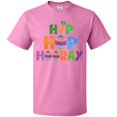 thumbnail image 3 of Inktastic Easter Hip Hop Hooray with Eggs and Carrot T-Shirt, 3 of 5