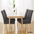 thumbnail image 2 of Deconovo Decorativo Sólido Fundas de silla, Extraíble White Chair Slipcover Jacquard Dots Comedor Fundas de silla, Juego of 6, Black, 2 of 7