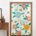 thumbnail image 4 of XMXY Japanese Doorway Curtain Noren, Spring Hand Drawn Floral Door Closet Curtain Panel, Room Dividers Privacy Tapestry, 34 x 56 Inches, 4 of 7