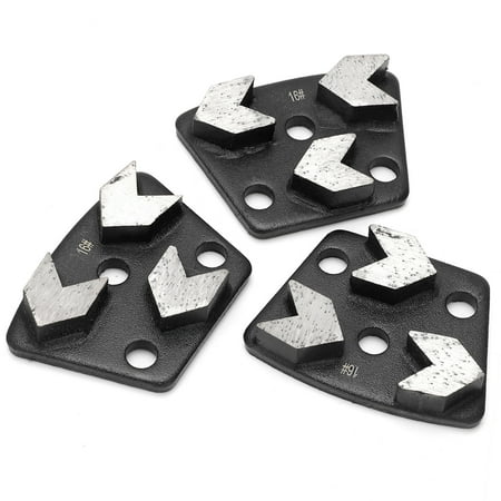 

Trapezoid Grinder Abrasion Resistance 3Pcs Shoes Cutting Tool Trapezoid Concrete Grinding Disk Durability For Repair Parts For Mechanic