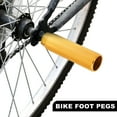 thumbnail image 3 of Unique Bargains 1Pair Aluminum Alloy BMX MTB Bike Bicycle Rear Foot Pegs Footrests Fit 3/8 Inch Axles Yellow, 3 of 7