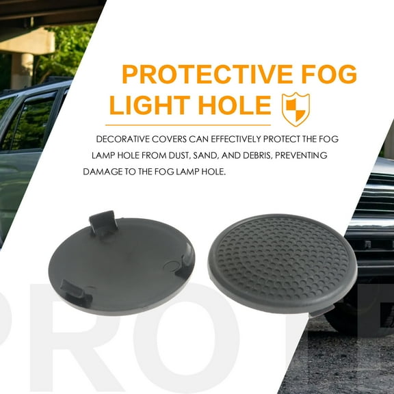 2x Front Bumper Fog Light Hole Covers Fit for 4Runner 1999-2002 Toyota