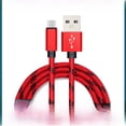thumbnail image 2 of Cable de datos de carga rápida 2A USB Universal adecuado para teléfonos móviles Android Apple Typec Cable de carga trenzado de nailon, 2 of 5