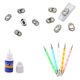 thumbnail image 1 of 10 Unids 3D Adhesiva de Joyería Cosejos para Uñas + 1 Unid Pegamento de Uñas + 5 Unids Nail Art Dotting Pen Herramientas para Puntear Uñas Zulema Nail Art Glitter Sticker, 1 of 6