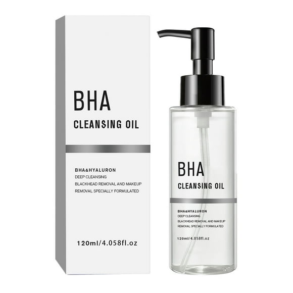 JENIKR Deep Cleansing Oil with Centella Asiatica and Salicylic Korean Skin Care Face Wash Gentle Eye Makeup Remover Blackhead Remover 120Ml Personal Skin Care White