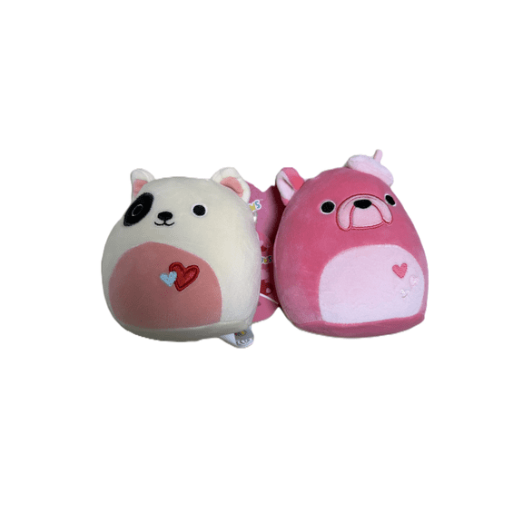 Squishmallows Original 5 Inch Charlie and Elise with Hearts Valentine New 2026