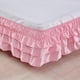 thumbnail image 4 of Ropa  elástica plisada con  polvo Twin Full 38cm Drop Rosa-120x200cm (Full) Gloria falda de cama de banda elástica, 4 of 8