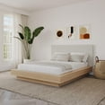 thumbnail image 2 of Julian Queen Size Platform Bed with Upholstered Headboard, 2 of 7