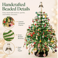 thumbnail image 4 of 2026 DIY Beaded Christmas Tree Kit – Create Your Own Sparkling Holiday Decoration, Handmade Mini Bead Tree Craft Set for Shelf Desk Christmas Home Decor (Christmas), 4 of 8