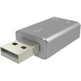 thumbnail image 4 of MGFED USB Audio Adapter External Sound Card 2.1 Channels Silver Device, 4 of 4