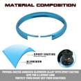 thumbnail image 6 of Xotic Tech Sky Blue Aluminum Alloy Remote Control Key Cover Ring Rim Surrounding Compatible with Mini Cooper JCW R55 R56 R57 R58 R59 R60 R61, 6 of 8