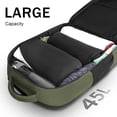 thumbnail image 2 of Mochila MATEIN Extra Large Carry on 45 L con puerto USB Verde, 2 of 6
