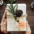 thumbnail image 5 of 500 Pegatinas Redondas CHAO Feliz Navidad Agradecimiento para Sobres Tarjetas Cajas, 5 of 5