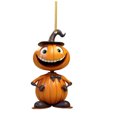 thumbnail image 1 of Liquidación UAQH Halloween Car Pendant Rearview Mirror Pendant Ghost Acrylic Flat Pendant, 1 of 3