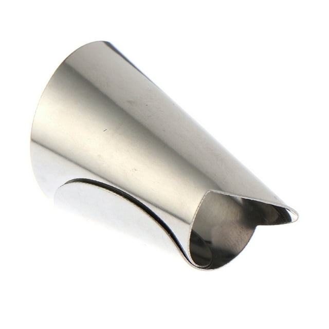 Protecteur de Doigt en Acier Inoxydable, Garde-Doigts en Acier Inoxydable pour Couper Main Protecteur de Cuisine en Acier Inoxydable Coupe-Clou en Fer Garde-Doigt en Acier Inoxydable