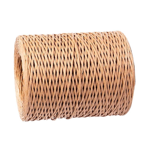 Rollo de 656 pies de alambre floral para envolver flores, cinta de vid, tallos para ramos Madera natural