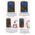 thumbnail image 4 of Mistaha Professional Hand-held Digital Multimeter XL830L - High Accuracy LCD Display Multifunctional Electrical Tester - Yellow, Battery Not Included, 4 of 6