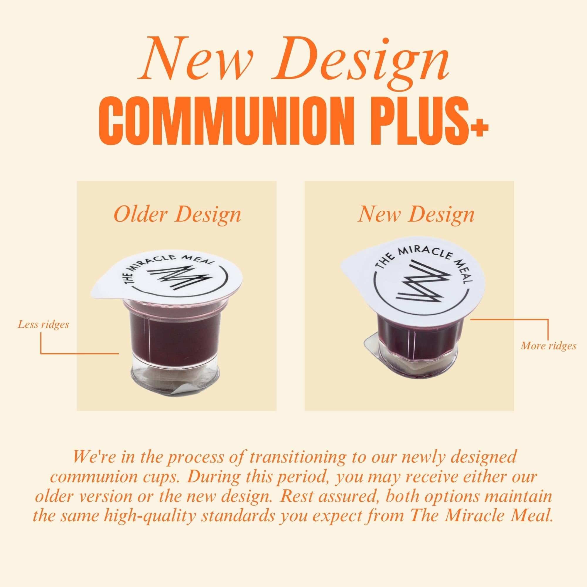 Discovery Products USA Pre-filled Communion Plus , Cups with Wafer Grape , Box of  100
