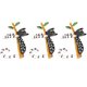 thumbnail image 2 of uds broche alfileres hechos a mano Retro aleación de moda en forma de gato DIY ramo de boda Kit negro, 2 of 12