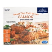 Sweet Thai Chili Butter Coho Salmon, Frozen, 2 Fillets, 12 oz