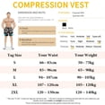 thumbnail image 4 of LALAMELON Zip Up Waist Girdle Shirt Vest Chest Compression Body Shaper for Men, 4 of 4