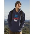 thumbnail image 2 of All American Dad 4Th July Hoodie Men -Image by Shutterstock, Male Medium, 2 of 4