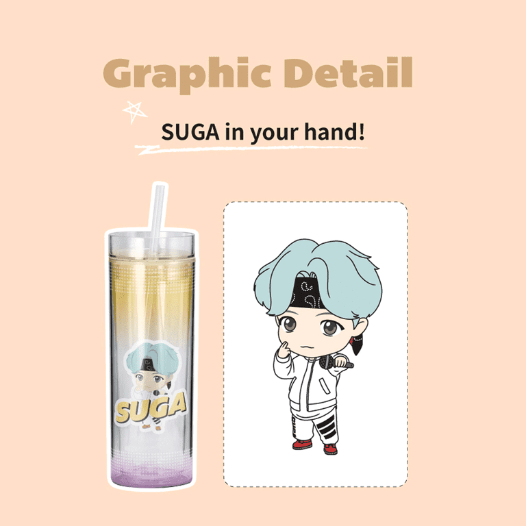 BTS Tumbler TinyTAN 350 ml Officially Licensed BTS Merch - Pick Character