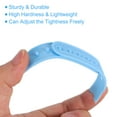 thumbnail image 3 of 10 Pairs Snapback Strap Cover, 7 Holes Plastic Adjustable Hat Snap Buckle (Sky Blue), 3 of 7