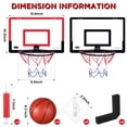 thumbnail image 2 of Mini canasta de baloncesto Sosation, 2 unidades con 4 pelotas, bomba para niños, 2 of 7