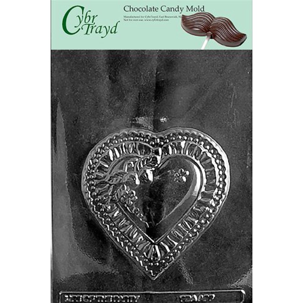 Cybrtrayd V130 Heart Plaque Valentine Chocolate Candy Mold Walmart