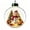 01-A, variant on Christmas Ornament Ball with Warm LED Light 2D Acrylic Clear Hanging Pendant for Holiday Tree Decor and Gift Giving