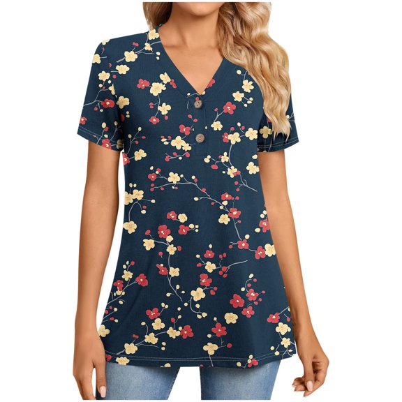 Cilsoka My Orders Placed Dress Shirts for Women Short Sleeve Summer Tops for Women Over 50 Tie Front Plus Size Tunic Tops for Women Short Sleeve Women White Blouses for Church